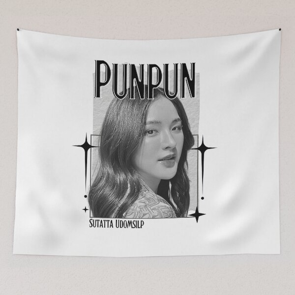 Item preview, Punpun (Sutatta Udomsilp) Thailand Actresses Thai drama Entertainment Scrapbook Collage Cozy Y2K Vintage Design designed and sold by HELL0WBELLO.