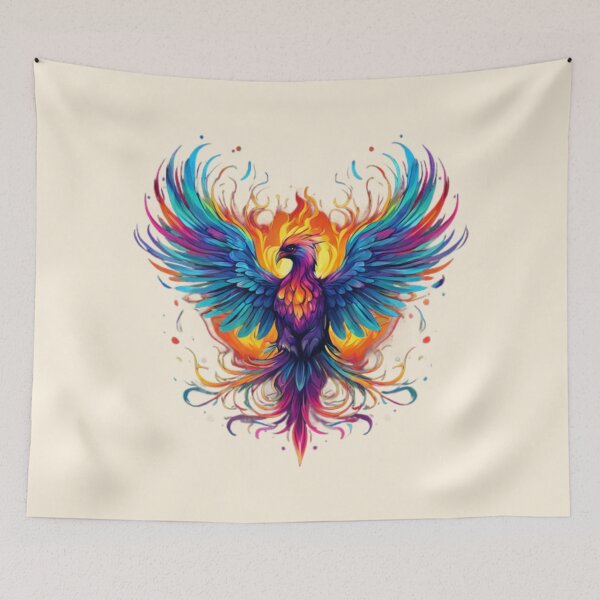 Item preview, Colorful Phoenix designed and sold by Planetporridge.