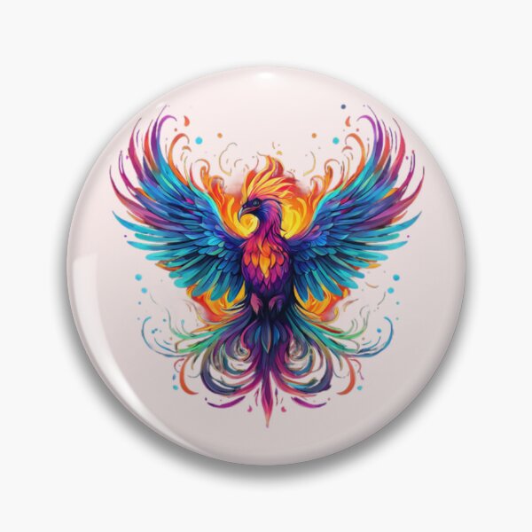 Item preview, Rainbow Phoenix Artwork designed and sold by Planetporridge.