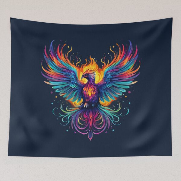 Item preview, Rainbow Phoenix Art designed and sold by Planetporridge.