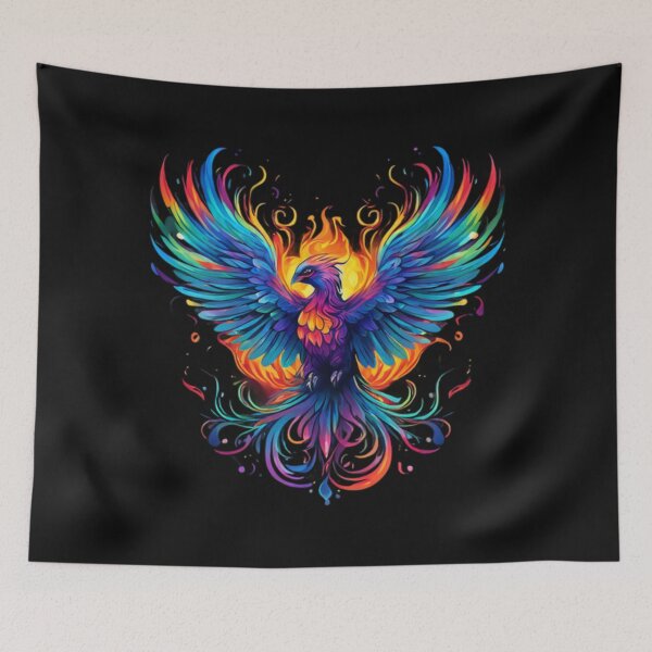 Item preview, Rainbow Phoenix designed and sold by Planetporridge.