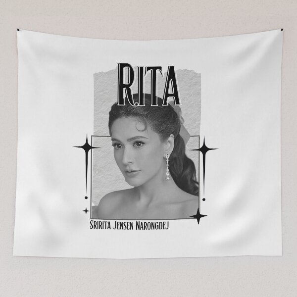 Item preview, Rita (Sririta Jensen Narongdej) Thailand Actresses Thai drama Entertainment Scrapbook Collage Cozy Y2K Vintage Design designed and sold by HELL0WBELLO.