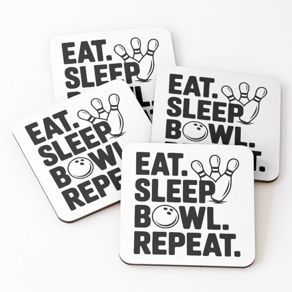 Item preview, Eat. Sleep. Bowl. Repeat. designed and sold by Frank Ring.