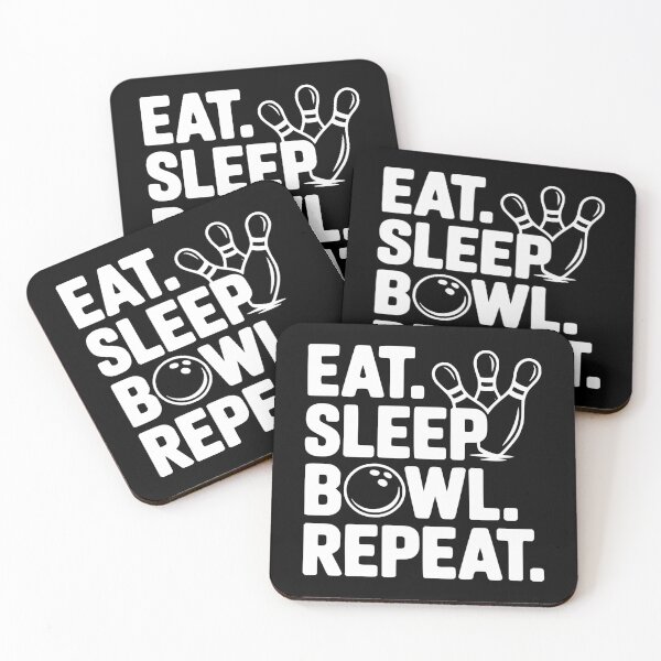 Item preview, Eat. Sleep. Bowl. Repeat. designed and sold by Frank Ring.