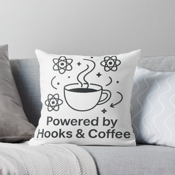 Item preview, React Developer Powered by Hooks & Coffee designed and sold by techy-rrr.