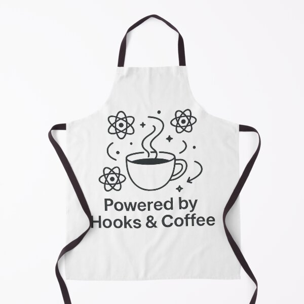 Item preview, React Developer Powered by Hooks & Coffee designed and sold by techy-rrr.