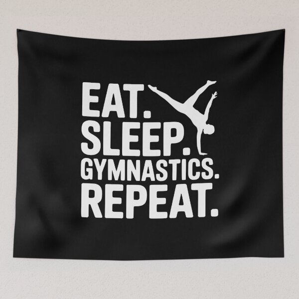Item preview, Eat. Sleep. Gymnastics. Repeat. designed and sold by Frank Ring.