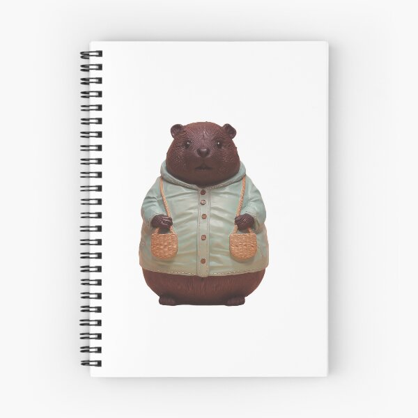Item preview, The Stylish Muskrat: Cute Animal in a Mint Coat designed and sold by DigitalArtKiosk.