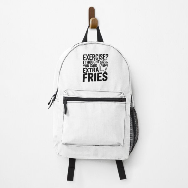 Item preview, Exercise? I Thought You Said Extra Fries designed and sold by Frank Ring.
