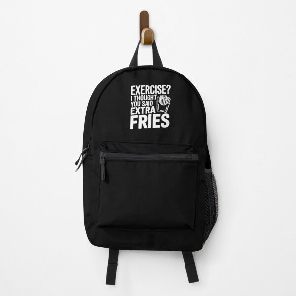 Item preview, Exercise? I Thought You Said Extra Fries designed and sold by Frank Ring.