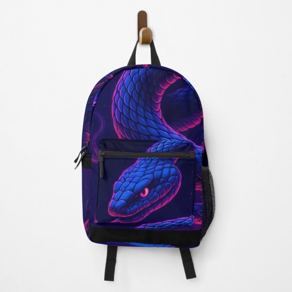 Item preview, Neon Serpent – Vaporwave Spiral Snake Art designed and sold by GolabMagic.