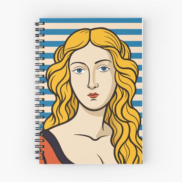 Item preview, Venus Pop – Botticelli’s Venus in Bold Retro Stripes designed and sold by Drawings Project.