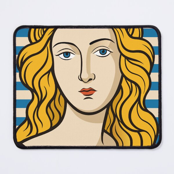 Item preview, Venus Pop – Botticelli’s Venus in Bold Retro Stripes designed and sold by Drawings Project.