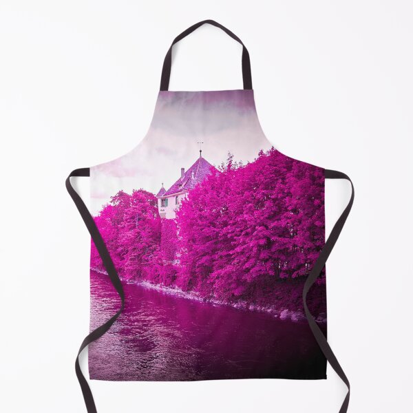 Item preview, Hardturm Zürich in Pink – Artistic Scenery on the Limmat / Swiss Artwork Photography designed and sold by Raphael Wolf.