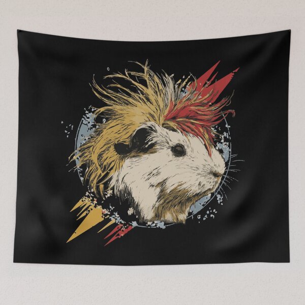 Item preview, Punk Guinea Pigs – Wild and Cheeky designed and sold by drizzd.