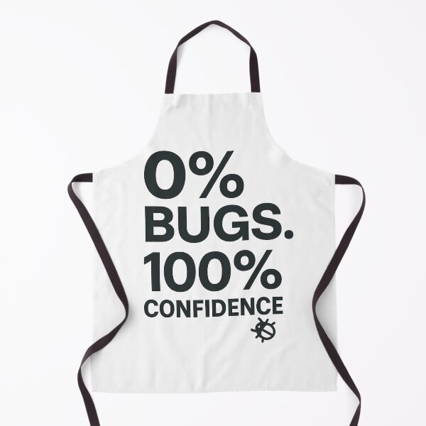 Item preview, Zero Bugs Hundred Percent Confidence designed and sold by techy-rrr.
