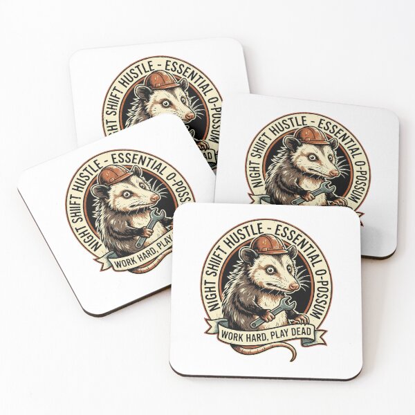 Item preview, Essential Opossum Night Shift Humor designed and sold by Dewer Shop.