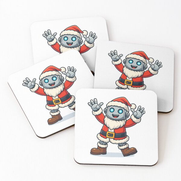 Item preview, Cute AI Robot Santa Claus designed and sold by DigiHub Linker.