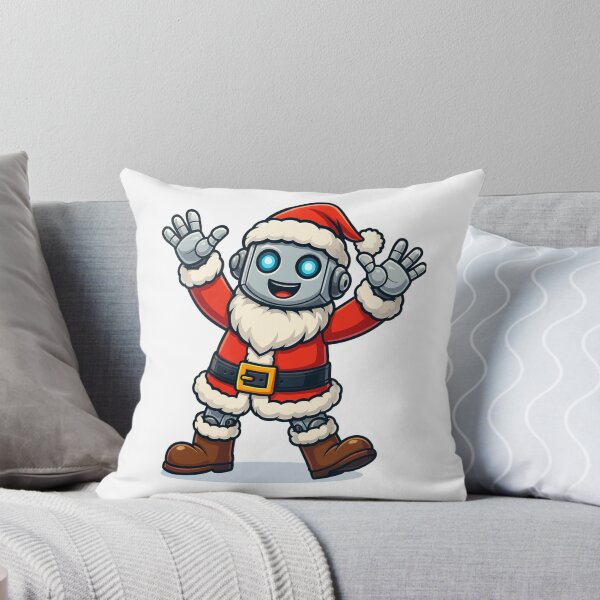 Item preview, Cute AI Robot Santa Claus designed and sold by DigiHub Linker.