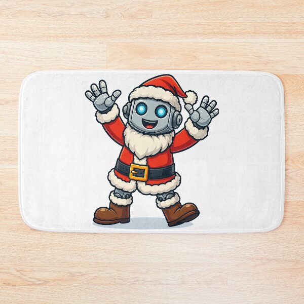 Item preview, Cute AI Robot Santa Claus designed and sold by DigiHub Linker.
