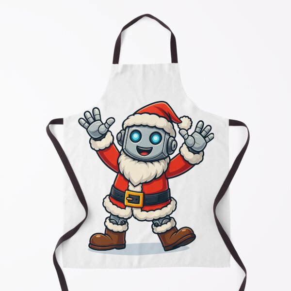 Item preview, Cute AI Robot Santa Claus designed and sold by DigiHub Linker.