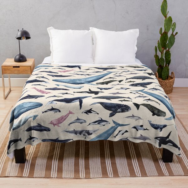 Item preview, CETACEANS POSTER-beige text designed and sold by BEATRIZ ABAITUA.