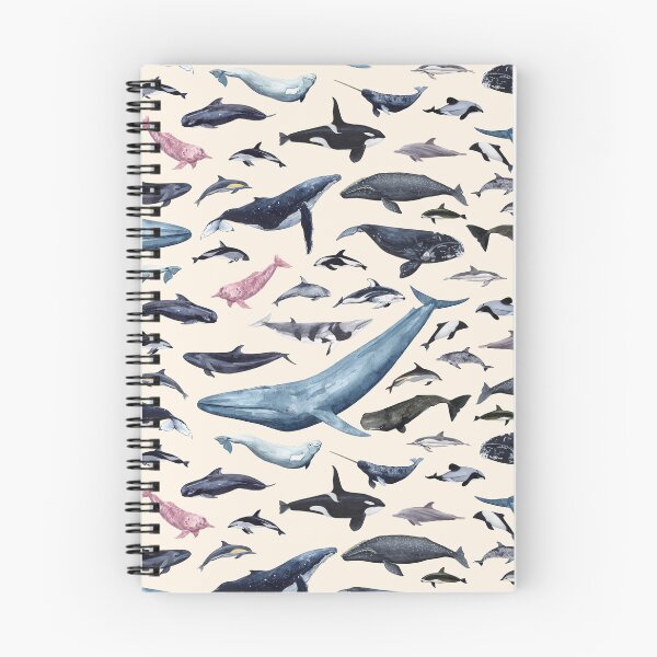 Item preview, CETACEANS POSTER-beige text designed and sold by BEATRIZ ABAITUA.