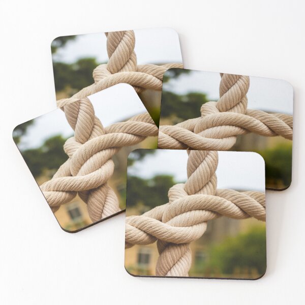 Item preview, Close-Up of Strong Rope Knot Outdoor Background Setting designed and sold by Nmallia.