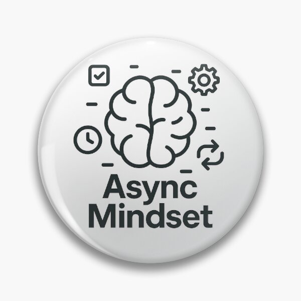 Item preview, Async Mindset – Background Task Brain designed and sold by techy-rrr.