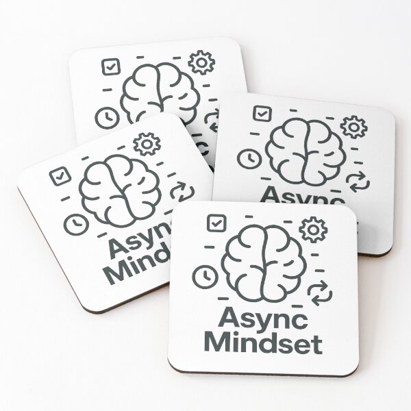 Item preview, Async Mindset – Background Task Brain designed and sold by techy-rrr.