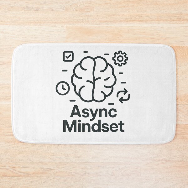 Item preview, Async Mindset – Background Task Brain designed and sold by techy-rrr.
