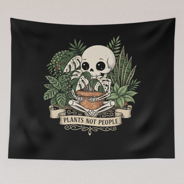 Item preview, Plant Lover Skeleton Design - Plants Not People designed and sold by clothesy7.