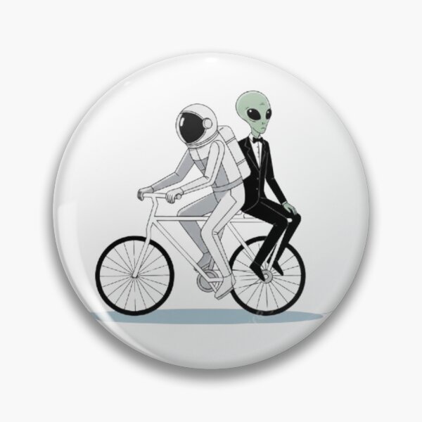 Item preview, Space Buddies on a Tandem Ride designed and sold by Dogandesighn.