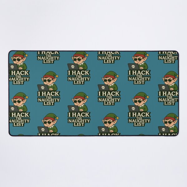 Item preview, Hacker Elf – “I Hack the Naughty List” Funny Christmas Geek Design designed and sold by NeerPrema.
