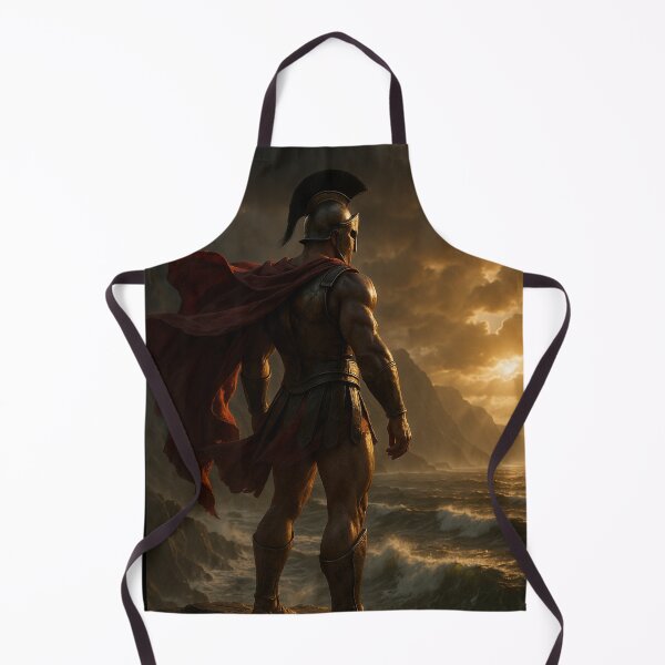 Item preview, Epic Spartan Warrior at Sunset – Cinematic Ancient Greek Hero Art designed and sold by TeeHatch.