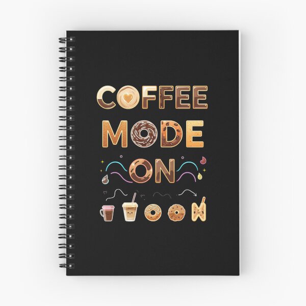 Item preview, Coffee Mode On – Cute Kawaii Coffee & Donut Typography | Funny Coffee Lover Design designed and sold by DevineCouture.