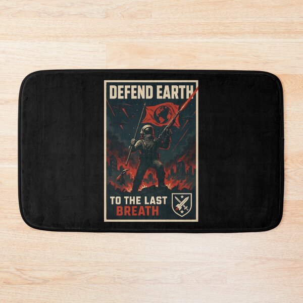 Item preview, Epic Retro Earth Defense Poster Against Alien Invasion. designed and sold by The-T-In-Retro.