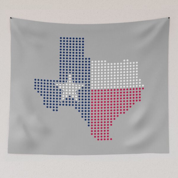 Item preview, Texas Flag Dot Art – Modern Texas State Graphic Design designed and sold by SimplyJasper.