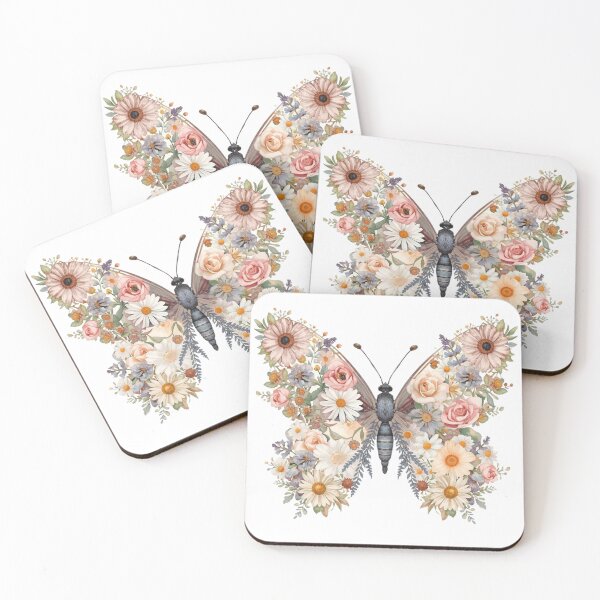 Item preview, Floral Butterfly Garden designed and sold by LumaButterfly.