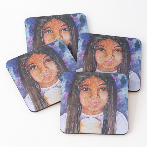 Item preview, The Candle Fine Arts Mixed Media Portrait designed and sold by AmySpitzley.