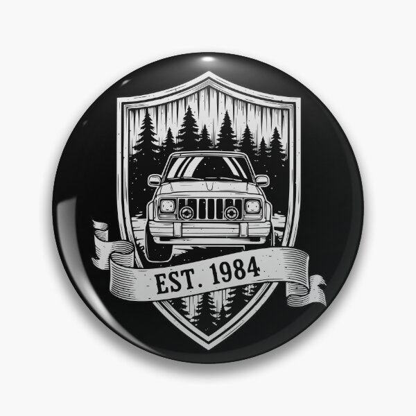 Item preview, Cherokee XJ Est. 1984 Forest Badge T-Shirt designed and sold by Off-Road-Zone.