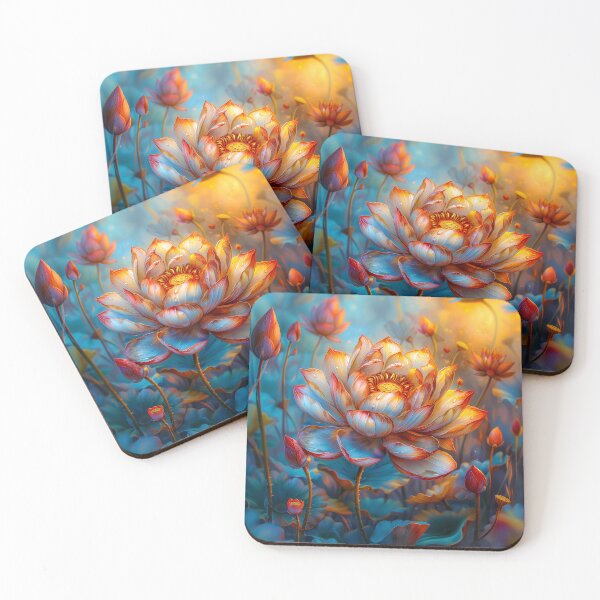 Item preview,  Lotus on Blue Lake at Sunrise designed and sold by MargaretWiktor.