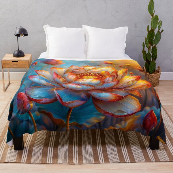 Item preview, Lotus on Blue Lake at Sunrise designed and sold by MargaretWiktor.