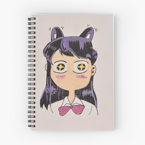 Item preview, Komi Cat Sticker designed and sold by Doodle Bee Studio.