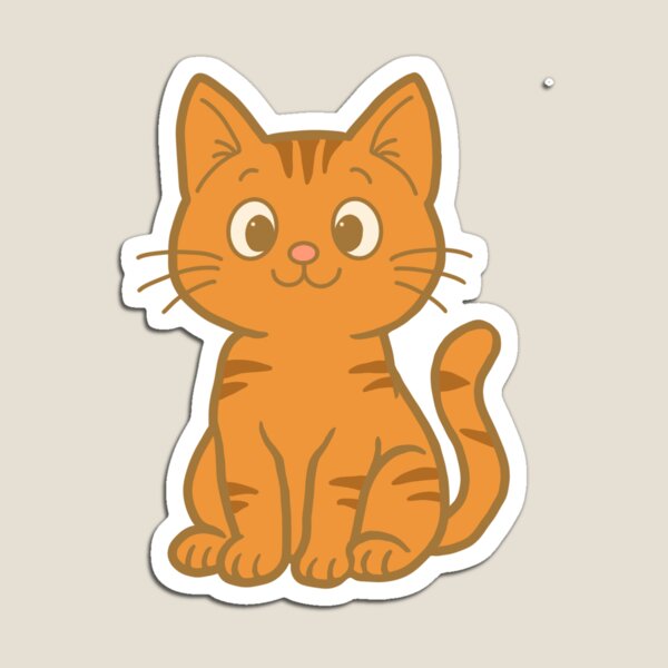 Item preview, Orange cartoon cat designed and sold by RadTechRiegel.