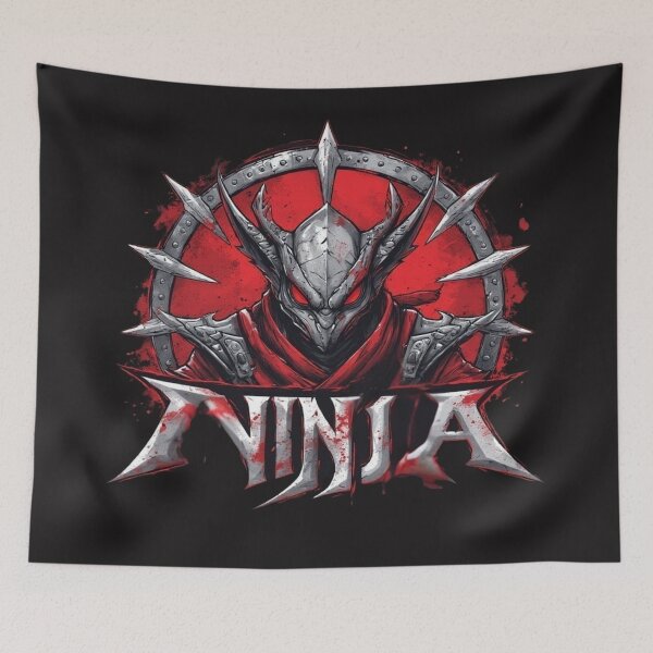 Item preview, Alien Ninja Logo – Futuristic Combat Emblem designed and sold by SweetRossel.