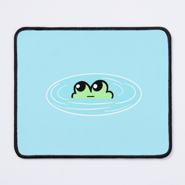 Artikelvorschau, Emoji mit ernstem Gesichtsausdruck: Frosch im Wasser entworfen und verkauft von SolarWayfarer.