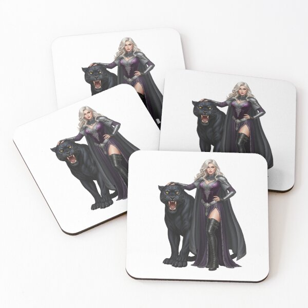 Item preview, A powerful queen with a ferocious black panther designed and sold by CHRIST5000.