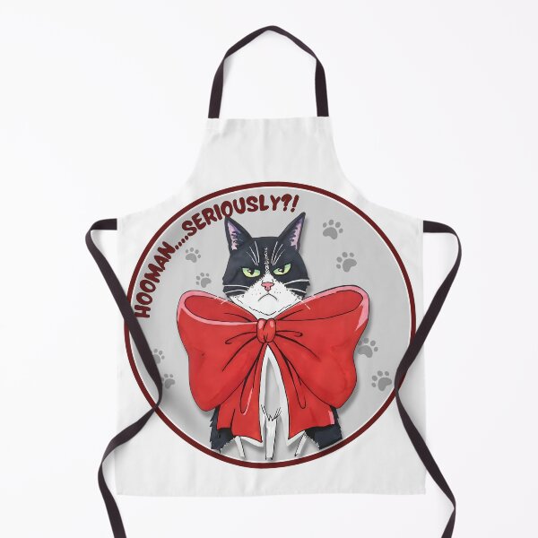 Item preview, Hooman Seriously Sarcastic Cat Art Print designed and sold by LP Slow Art.