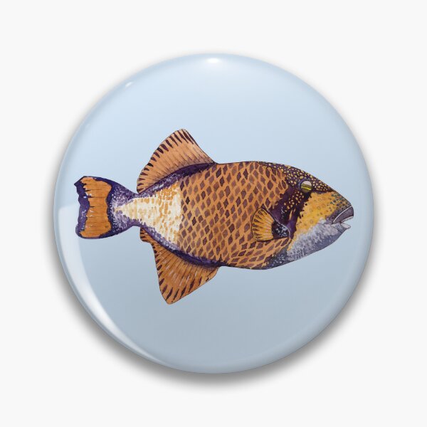 Item preview, TITAN TRIGGERFISH-Balistoides viridescens designed and sold by BEATRIZ ABAITUA.